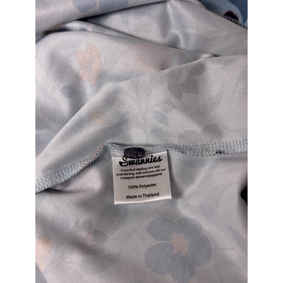 Swannies Polo Shirt Large Mens San Diego Country Club Performance Golf Floral - Picture 8 of 8